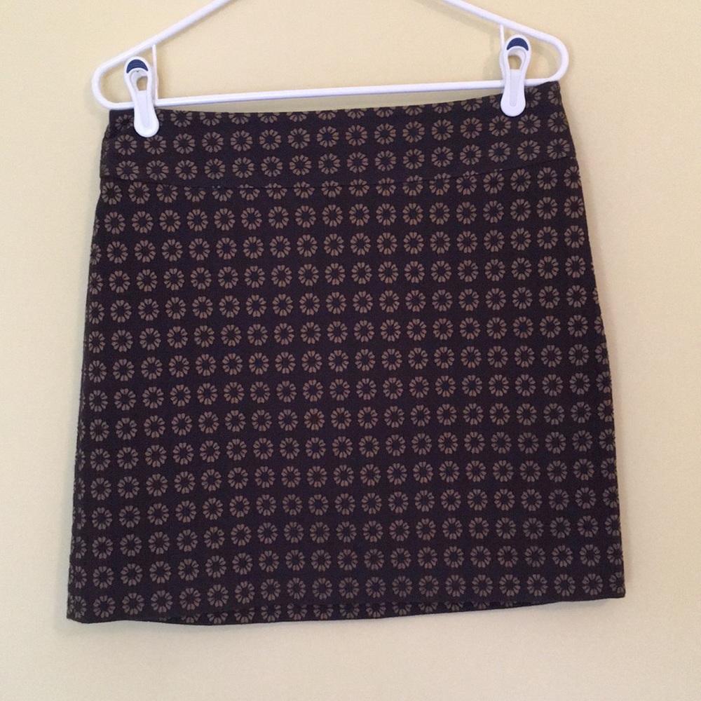 Loft Jacquard Straight Skirt